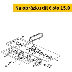SYM Driven Face Spring 23233-L4A-000