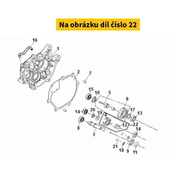 SYM Drive Shaft & Counter Gear Assy 23420-XR4-000
