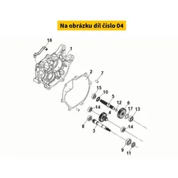 SYM Counter Shaft Comp. 23420-Z7P-010-M1