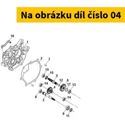 SYM Counter Shaft Comp. 23420-Z7P-010-M2