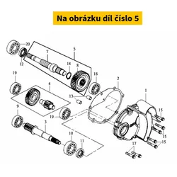 SYM Final Shaft Comp 23430-H9A-000
