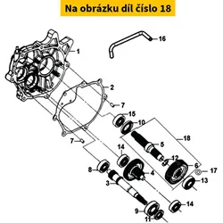 SYM Final Gear Comp. 2343A-AR1-000