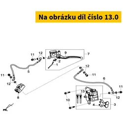 SYM Caliper Pad Pin 2458-0035