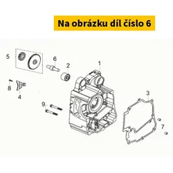 SYM Starter Reduction Gear Shaft 28102-H9A-000
