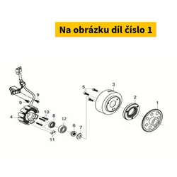 SYM Starting Clutch Gear Complete 28110-HMA-000
