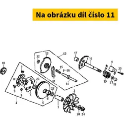 SYM Friction Starter Gear Spg 28223-KG8-000