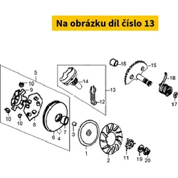 SYM Kick Driven Gearassy 2823A-BE2-A10