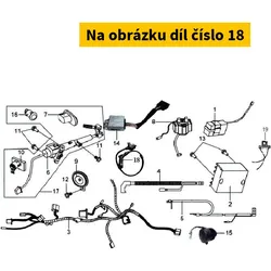 SYM Ignition coil SYM GTS 125 4T E2-E3 2005-2010 3051A-H9A-100