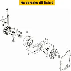 SYM Stator Comp 31120-HTA-100