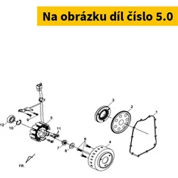 SYM Stator Comp 31120-L4A-000