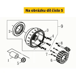 SYM Stator Comp 31120-TL1-000