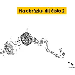 Honda STATOR COMP. (MITSUBA) 31220KWN702