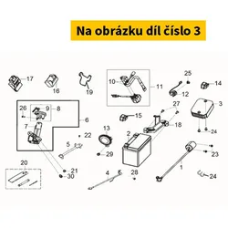 SYM Regulator SYM Joyride 125-200 S 2017-2021 31600-F62-200