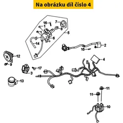 SYM Wire harness 32100-AR2-000