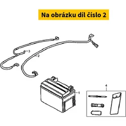 SYM Battery Cable 32411-ABA-000