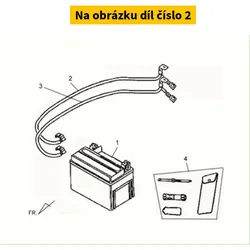 SYM Cable Battery 32411-ABA-010