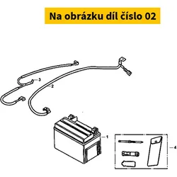 SYM Battery cable 32411-F6S-000