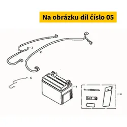 SYM Earth cable B 32415-F6T-000-CD