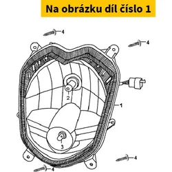 SYM Head Light Assy 33100-ABA-000