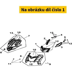 SYM Headlight unit SYM Joymax Z 125-300 2019-2020 33100-L9M-000