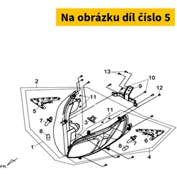 SYM R Led Pcb Comp 33145-L4A-000