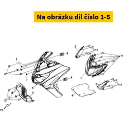 SYM L Head Light Lens Unit 3315S-HWA-010