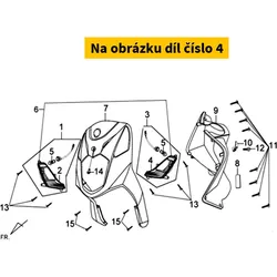 SYM Left Front Winker Lens 33452-ABF-000