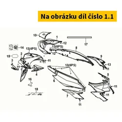 SYM Tail Light Lens 33701-X8A-000