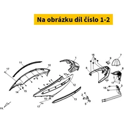 SYM Rear Right Winker Lens 33711-HMA-000