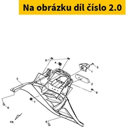 SYM Side Reflex Reflector 33743-REC-000