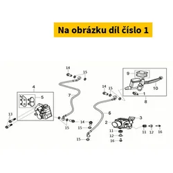 SYM Fr. Handle Stop Sw. 35340-L6C-100