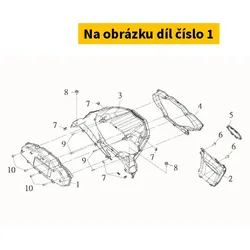 SYM Speedometer Assy. 37200-TLA-000