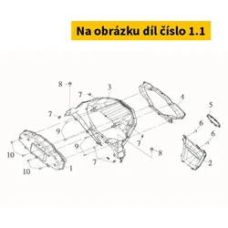 SYM Cover Button Assy. 3721S-TL1-000