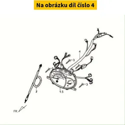 SYM Meter Cord Comp. 37224-ALA-000