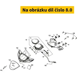 SYM Meter Cord Comp 37224-LCA-000