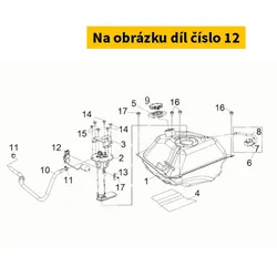 SYM Fuel gauge unit SYM Maxsym TL 500-508i 2019-2022 37800-TL1-002