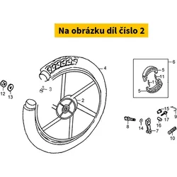 SYM Rr. Wheel Cast (Silver) 42601-AAA-000