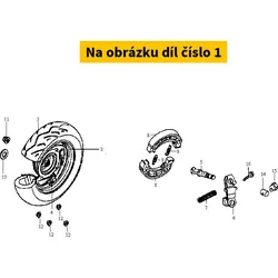 SYM Rr Hub Sub Comp  Gy-1406s 42610-GAK-900-GR1
