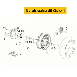 SYM Rr. Wheel Dist. Collar 42620-TL1-000
