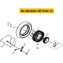 SYM TIRE ASSY 90/90-10 42710-FSA-000