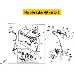 SYM Rear brake caliper SYM Symphony 50-125 SR 2010-2020 43100-ARB-000