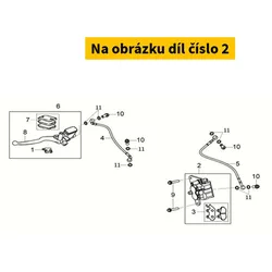 SYM Rear brake caliper SYM HD 300 ABS 2019-2021 43100-LHF-000-KB