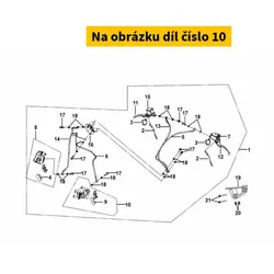 SYM Rear brake caliper SYM Fiddle III&IV 125-200 CBS 2017-2021 43100-XJA-900