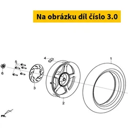 SYM Brake disc rear SYM HD 2 125-200 2014-2016 (CBS) 43121-HMA-000-R