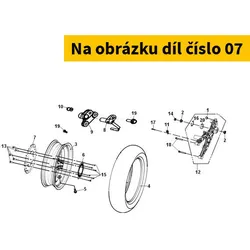 SYM Brake disc rear SYM GTS 125-300 2012-2020 (type LN) 43121-L3A-900-K