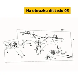 SYM Rr Brake Hose A Comp. 43124-XRE-000