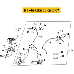 SYM Rr. Brake Hose A Comp. 43124-ZJA-000