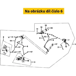 SYM RR brake hose B COMP. 43125-XJA-000