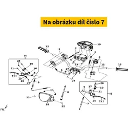 SYM RR. brake cable comp 43450-FSG-000
