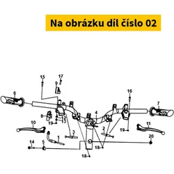 SYM Rr. Brake Cable Comp 43450-XB1-000